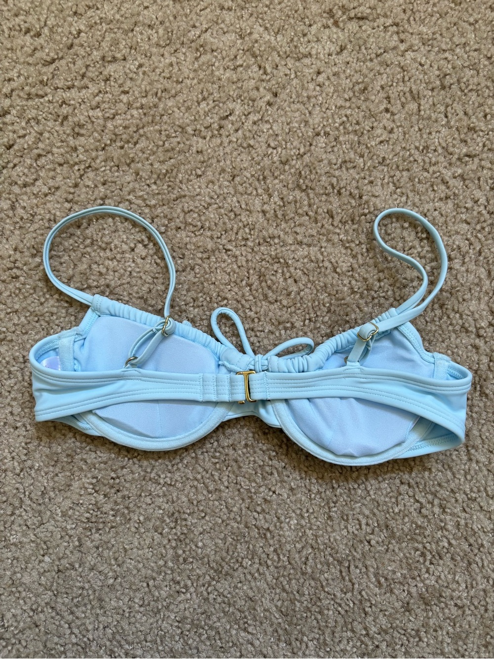 Light Blue String Bikini Set - Picture 3 of 7
